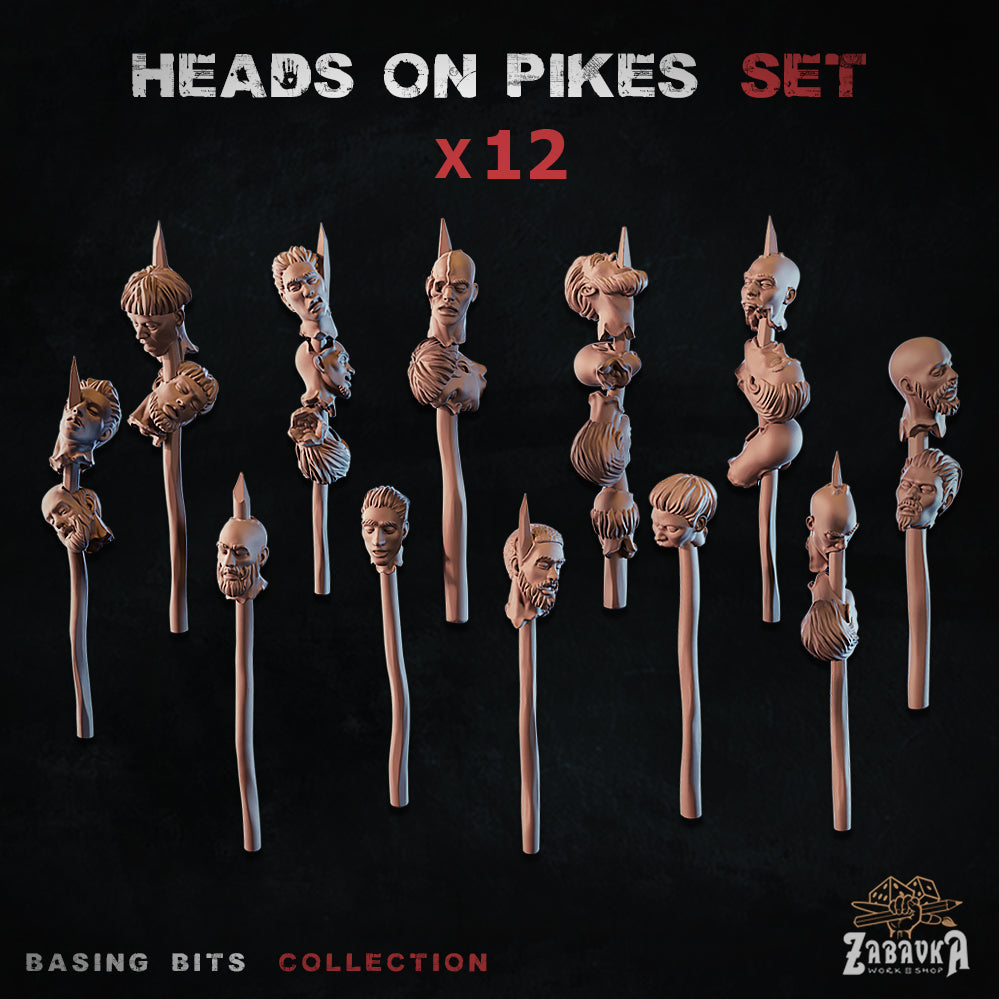 Heads on Pikes - 12pc Set