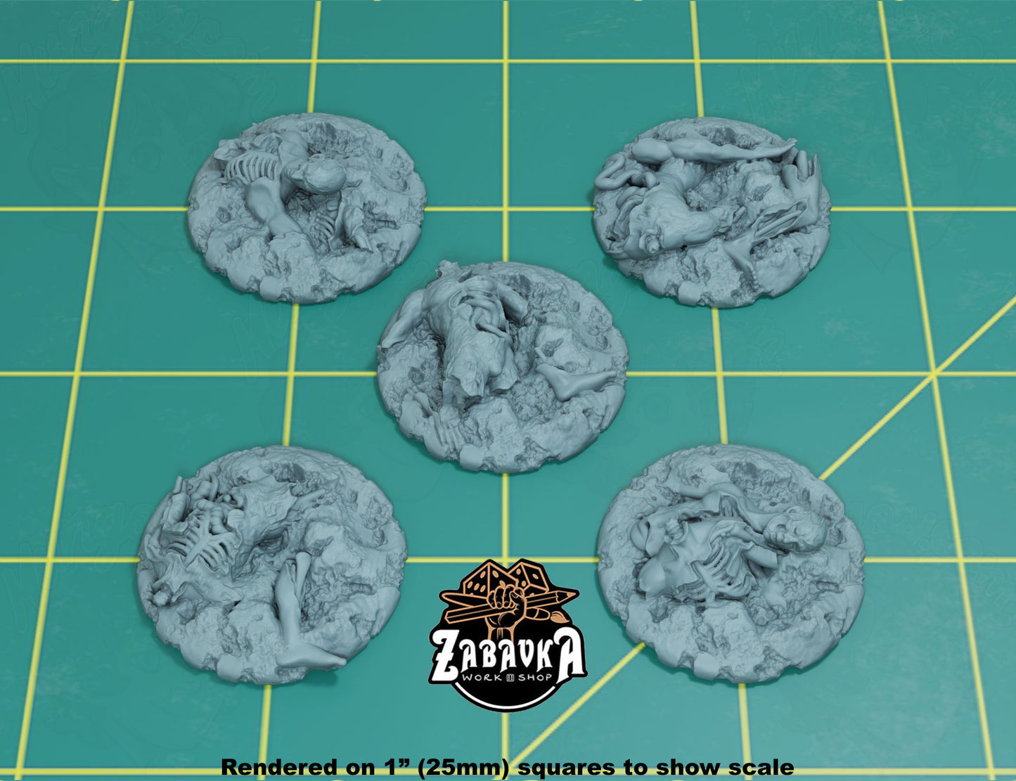 Blood and Death - 32mm Base Set #2