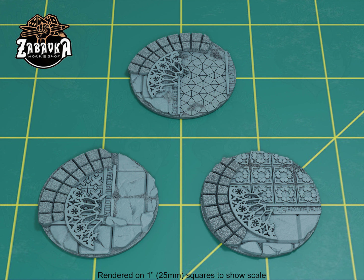 Castle Square - 40mm Base Set