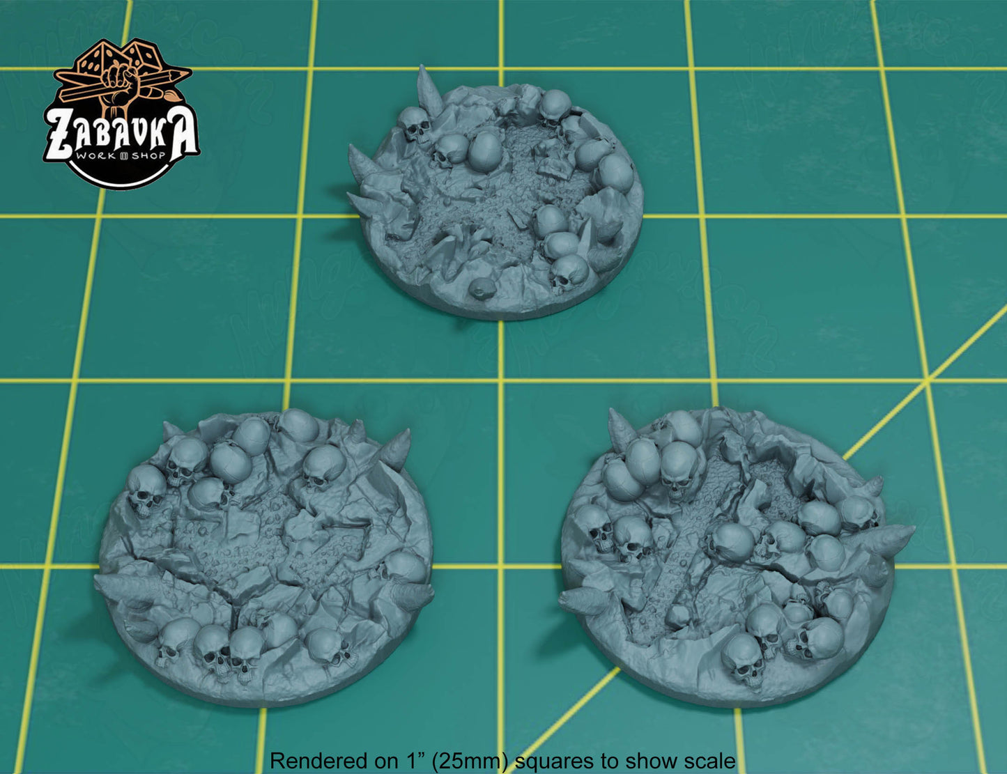 Chaos Skulls - 40mm Base Set