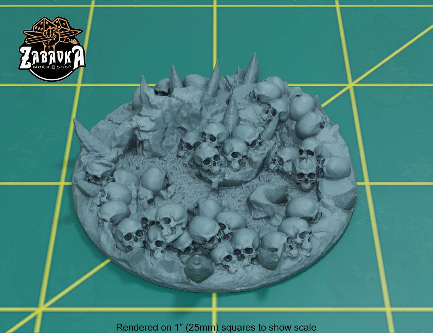 Chaos Skulls - 50mm Base