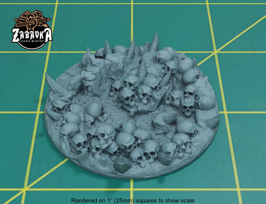 Chaos Skulls - 50mm Base