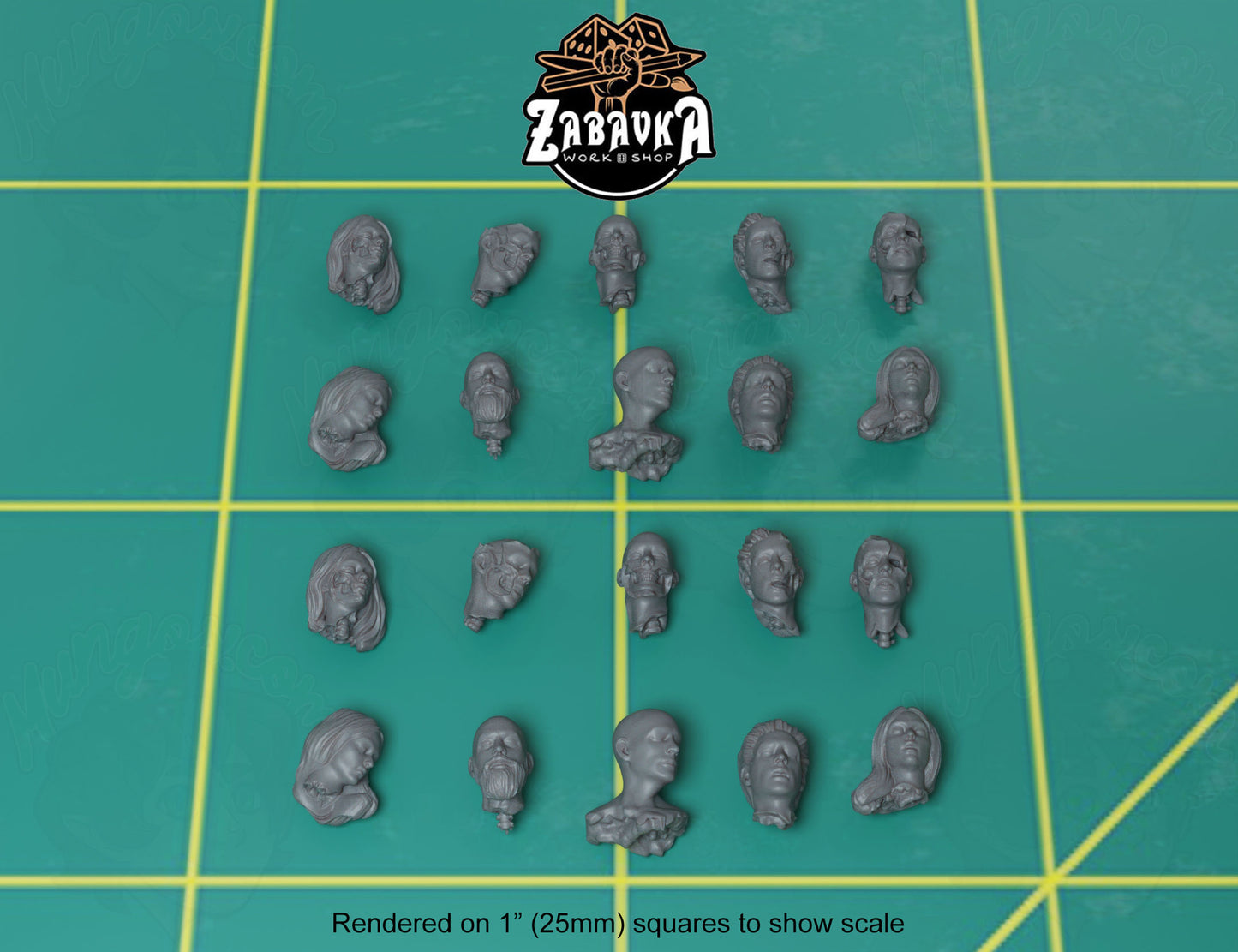 Dead Severed Heads - 20pc Set