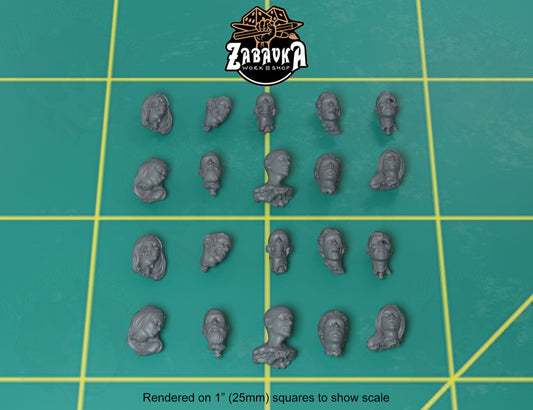 Dead Severed Heads - 20pc Set