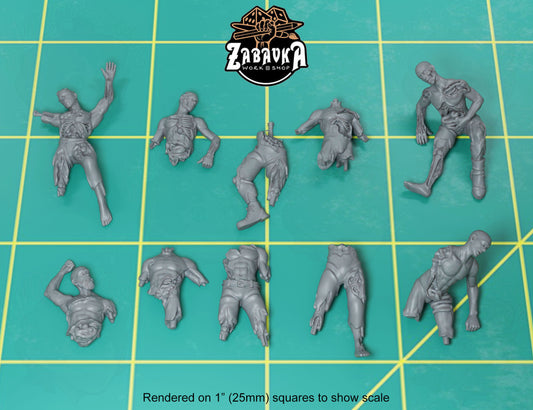 Dead Dismembered Men - 10pc Set