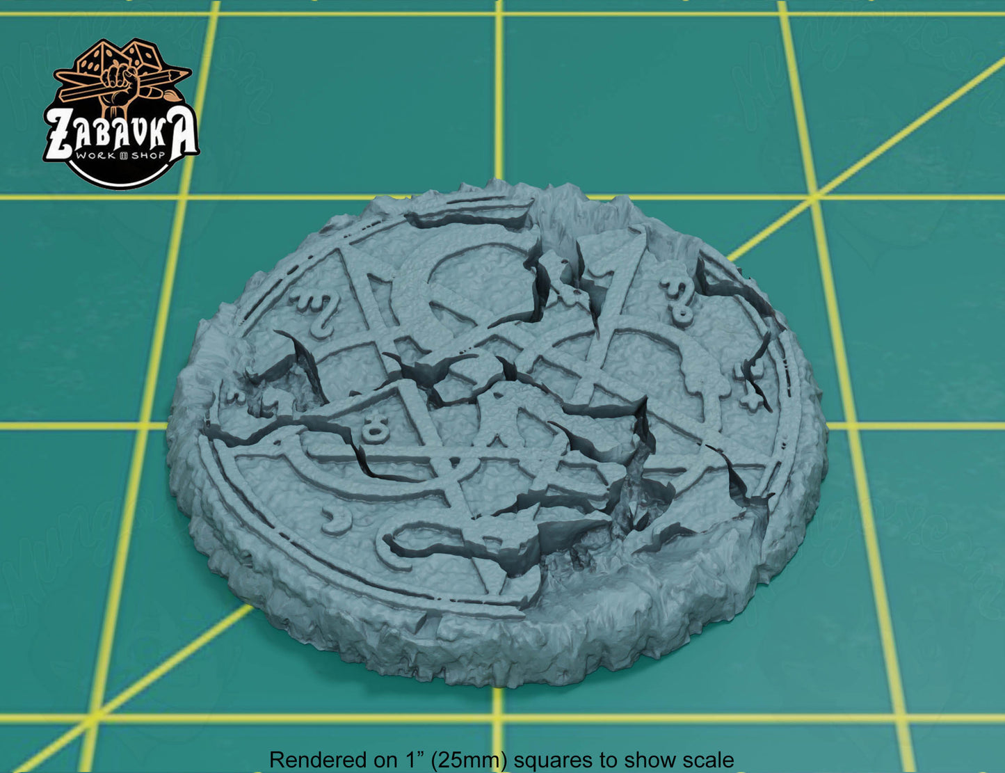 Demon Summoning - 50mm Base