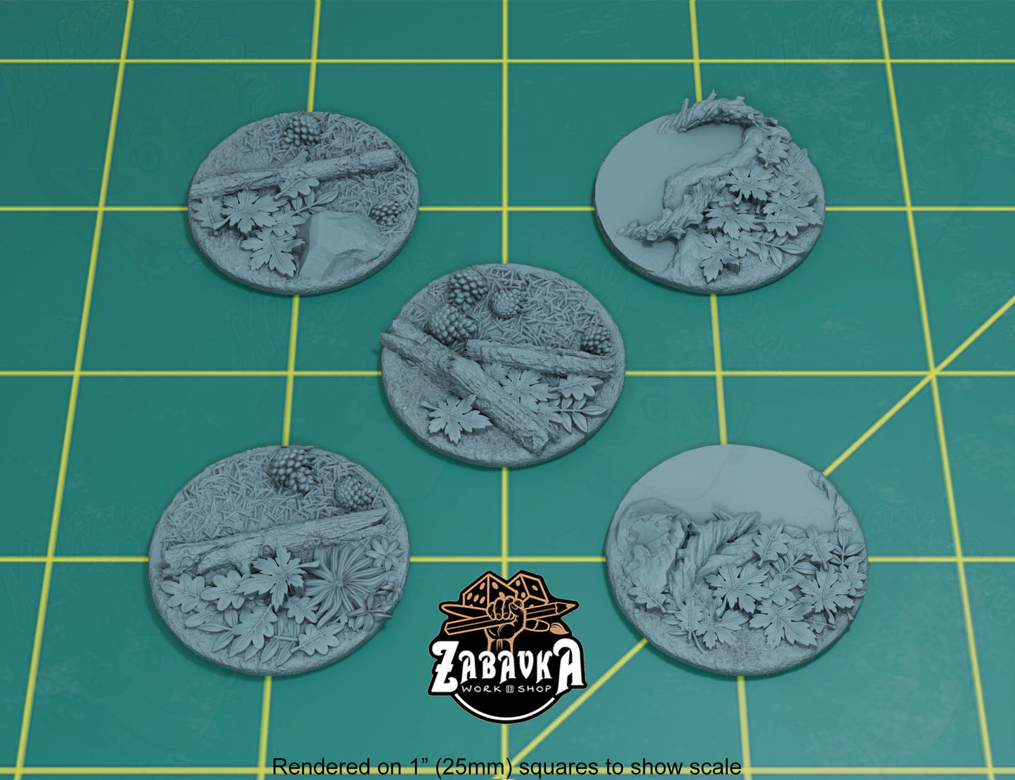 Forest - 32mm Base Set