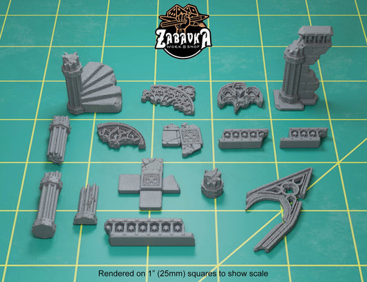 Ruined Gothic Temple - 15pc Set