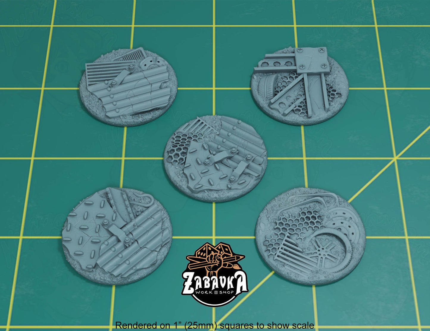 Ork Scrapyard - 32mm Base Set