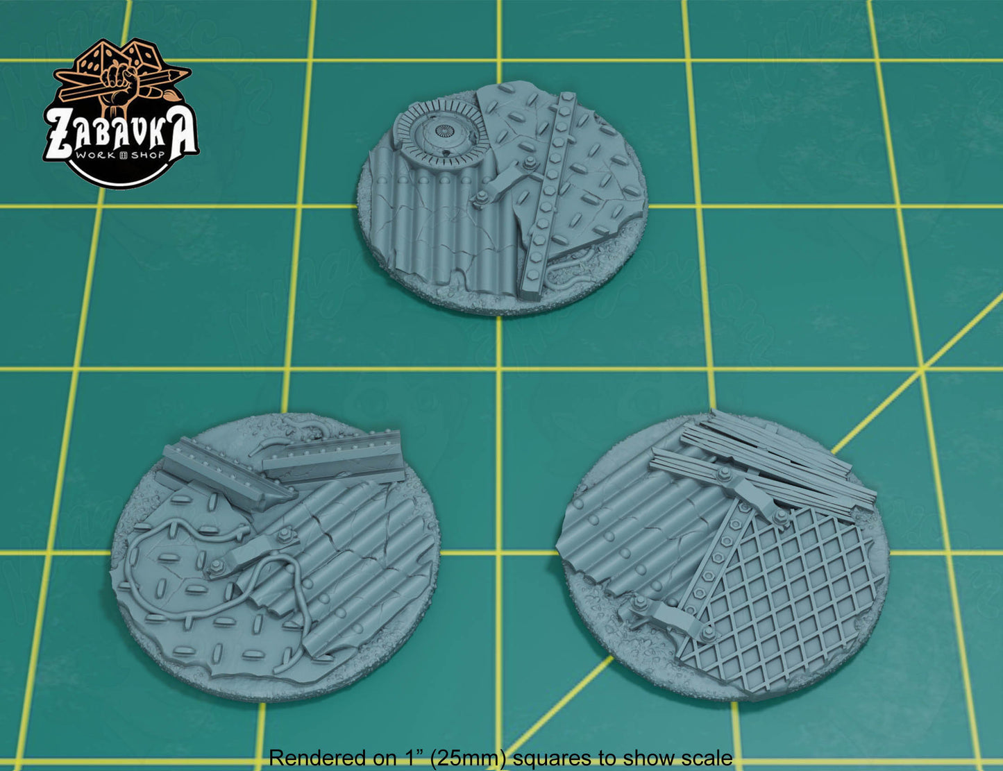 Ork Scrapyard - 40mm Base Set