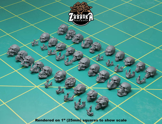 Ork Skulls - 45pc Set