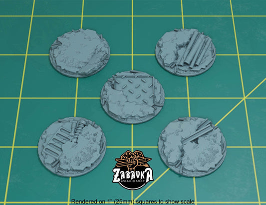 Ruined Factory - 32mm Base Set