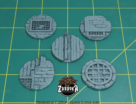 Sewers - 32mm Base Set