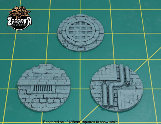 Sewers - 40mm Base Set