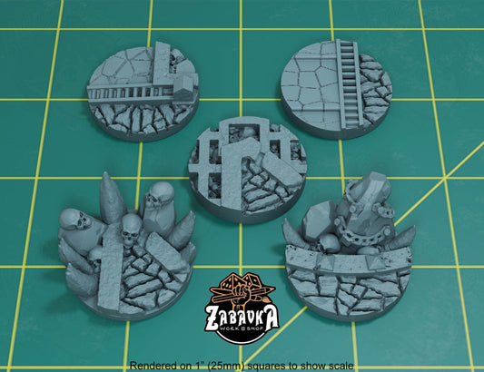 Temple of Skulls - 32mm Base Set #1