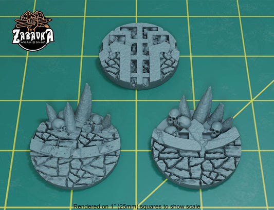 Temple of Skulls - 40mm Base Set #1